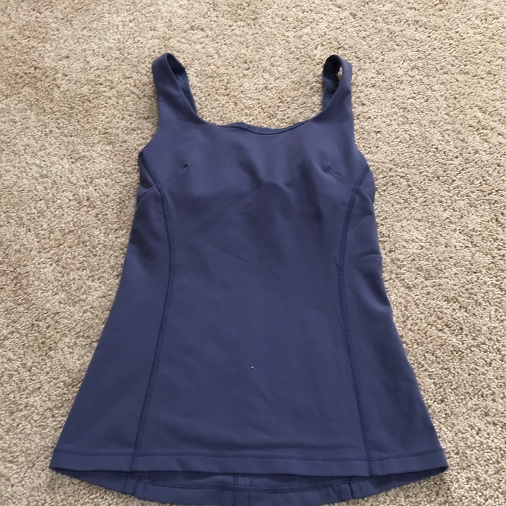 Lululemon Athletica Size 4,  steel grey tank top
